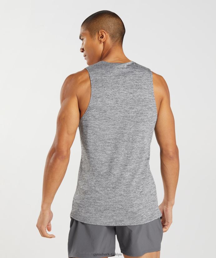 varış ince marn tankı erkeklerGymshark siluet grisi/açık gri kırçıllı 02H048906