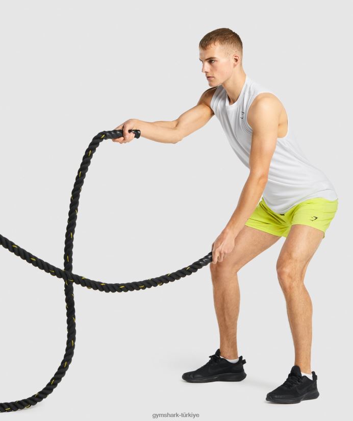 varış kolsuz tişört erkeklerGymshark beyaz 02H048898