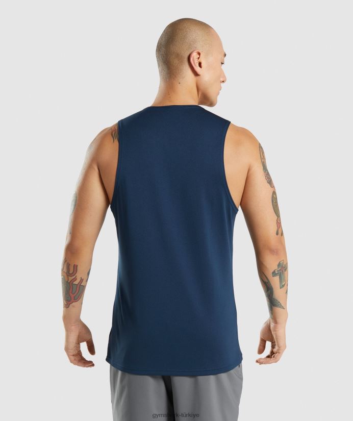 varış tankı erkeklerGymshark Donanma 02H048896