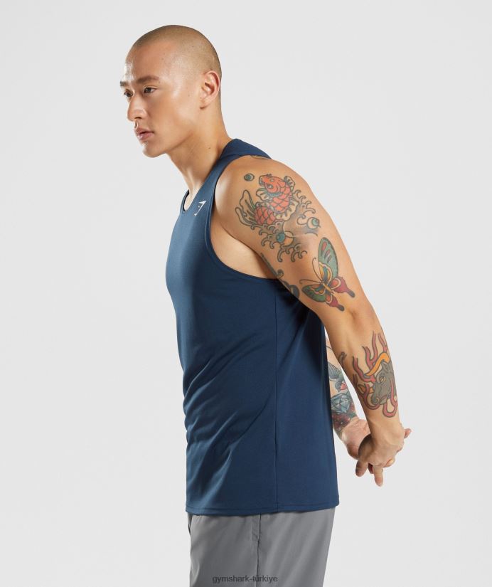 varış tankı erkeklerGymshark Donanma 02H048896