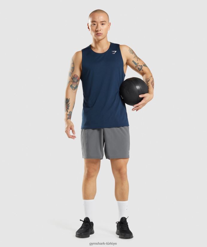 varış tankı erkeklerGymshark Donanma 02H048896