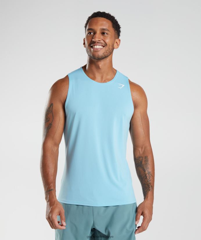 varış tankı erkeklerGymshark buzdağı mavisi 02H048965