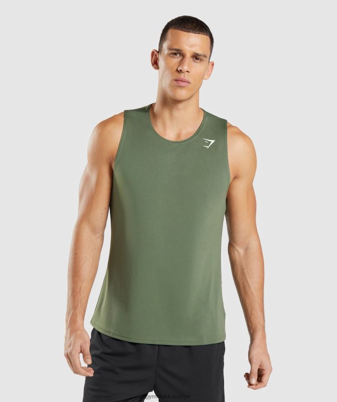 varış tankı erkeklerGymshark çekirdek zeytin 02H048892