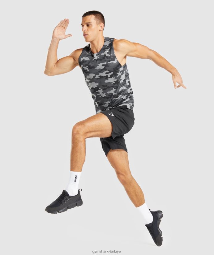 varış tankı erkeklerGymshark gri baskı 02H048902