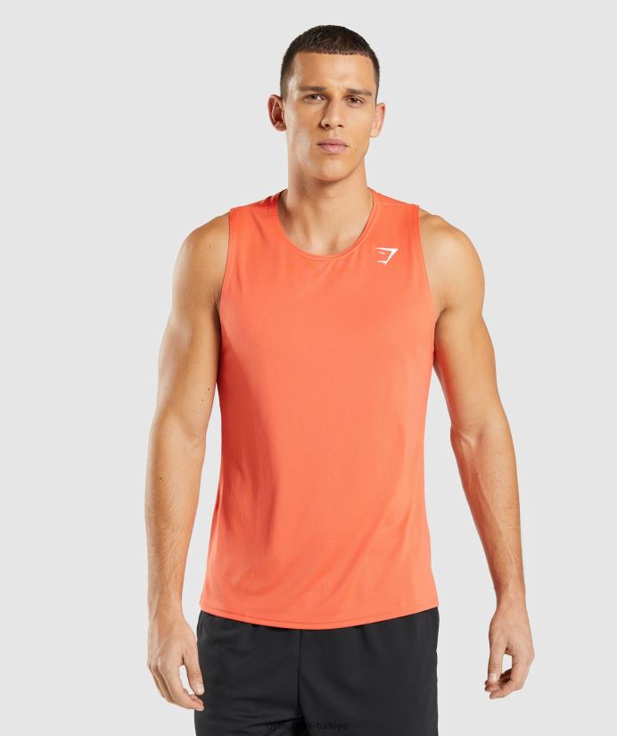 varış tankı erkeklerGymshark papaya portakalı 02H048969
