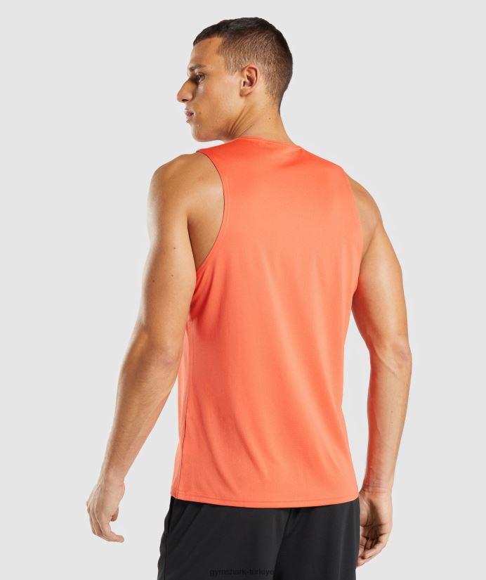 varış tankı erkeklerGymshark papaya portakalı 02H048969
