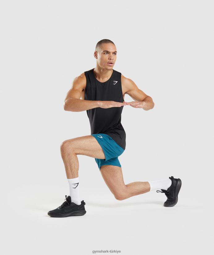 varış tankı erkeklerGymshark siyah 02H048884