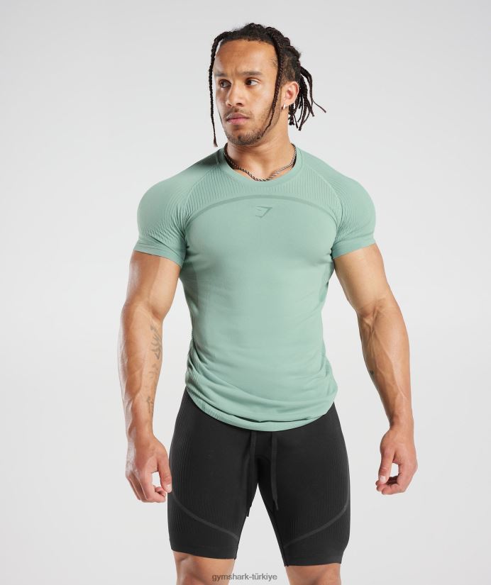 315 dikişsiz tişört erkeklerGymshark don deniz mavisi/mürekkep deniz mavisi 02H048779
