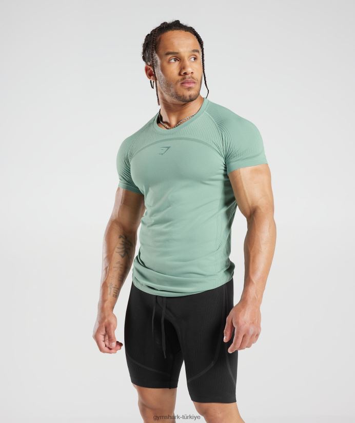 315 dikişsiz tişört erkeklerGymshark don deniz mavisi/mürekkep deniz mavisi 02H048779