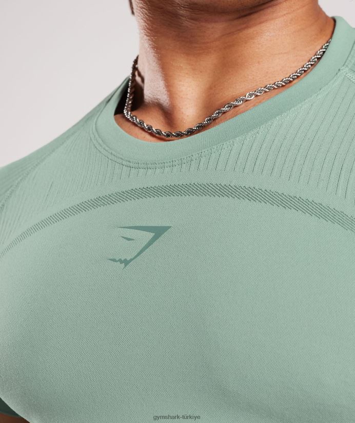315 dikişsiz tişört erkeklerGymshark don deniz mavisi/mürekkep deniz mavisi 02H048779