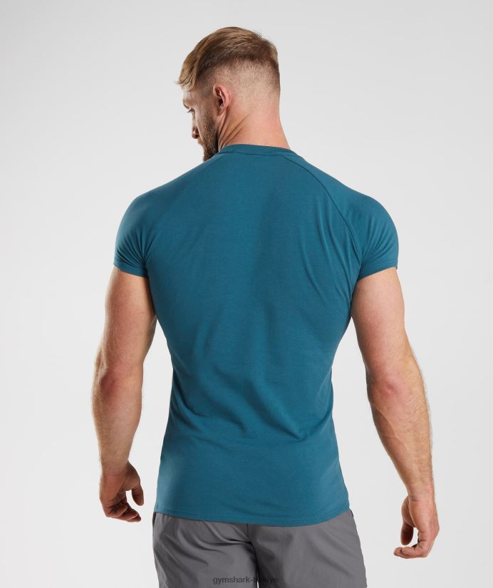 apollo tişört erkeklerGymshark Atlantik mavisi 02H048753
