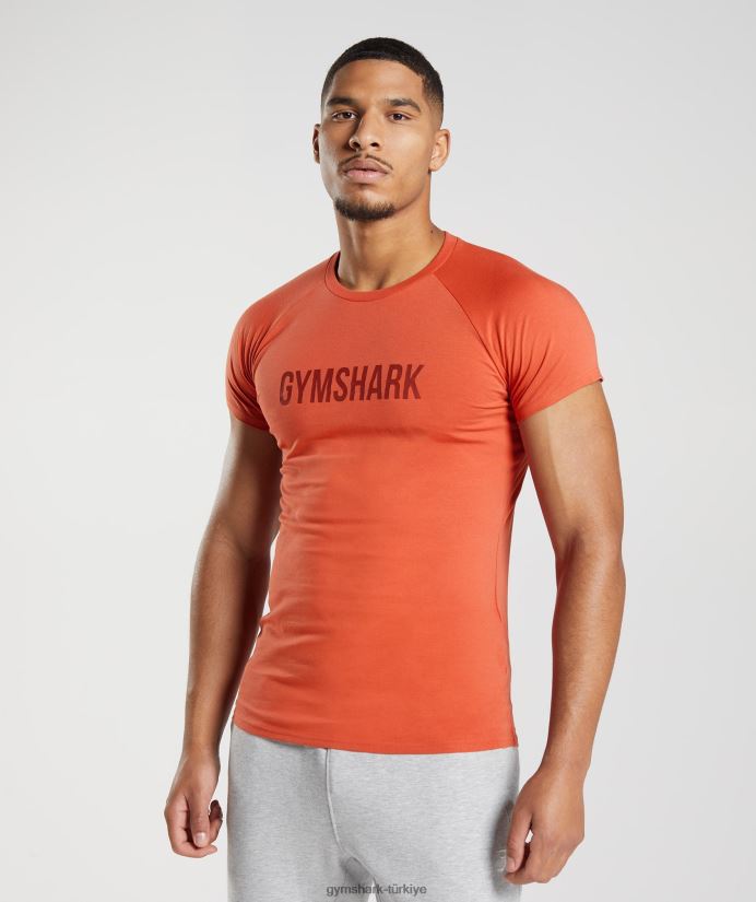 apollo tişört erkeklerGymshark fırtına kırmızısı 02H048726
