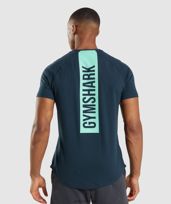 cesur tişört erkeklerGymshark Donanma 02H048706