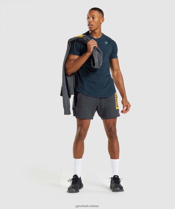 cesur tişört erkeklerGymshark Donanma 02H048706