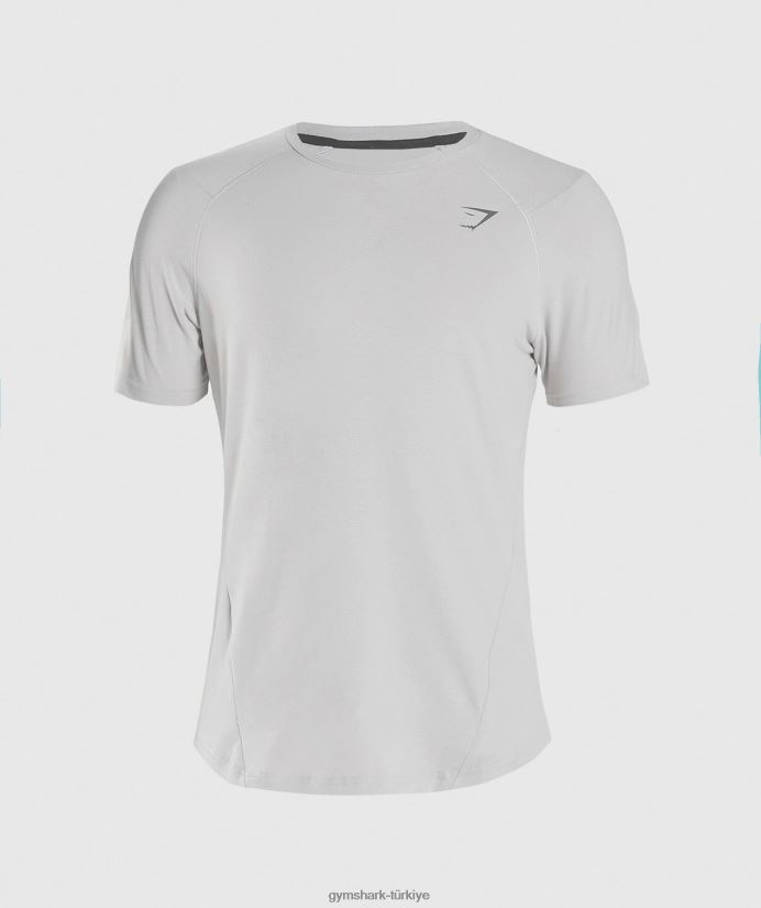 cesur tişört erkeklerGymshark açık gri 02H048762
