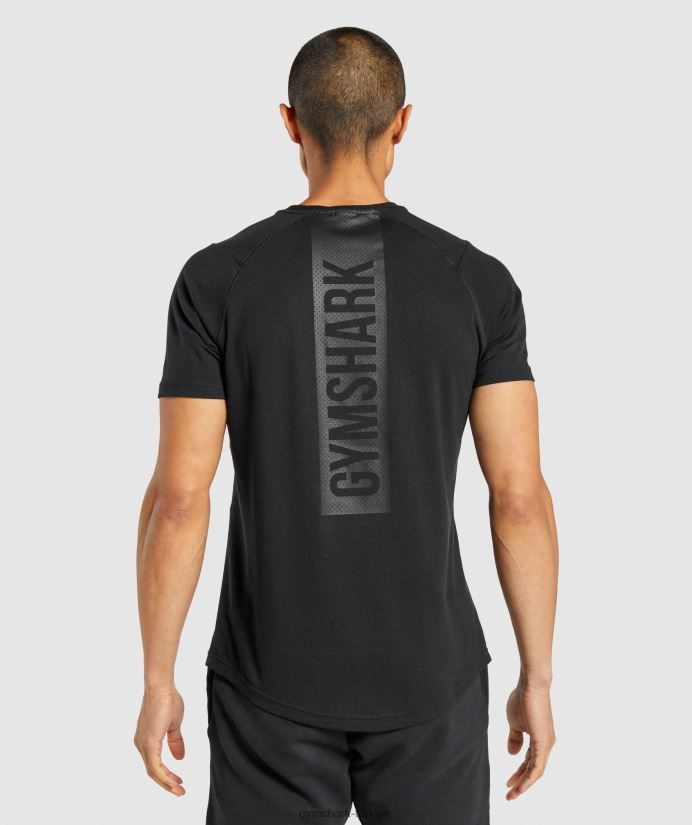 cesur tişört erkeklerGymshark siyah 02H048652