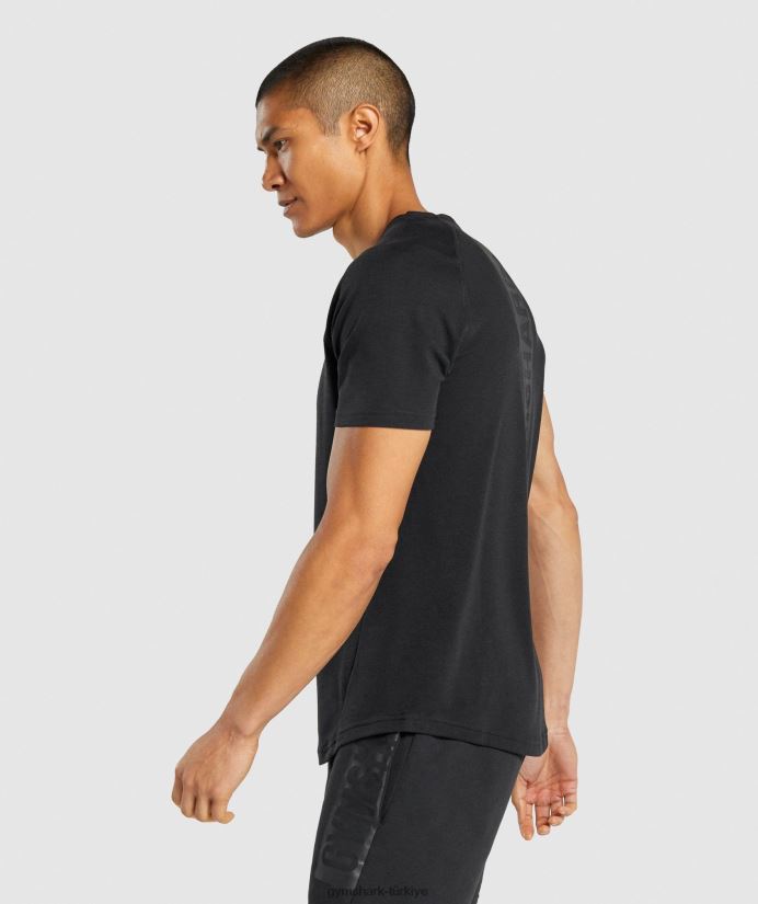 cesur tişört erkeklerGymshark siyah 02H048652