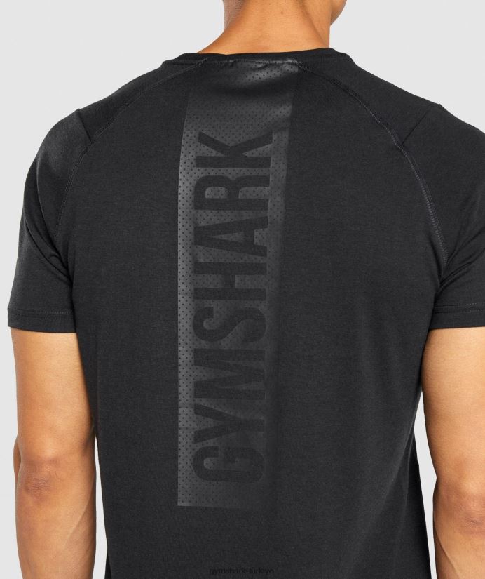cesur tişört erkeklerGymshark siyah 02H048652