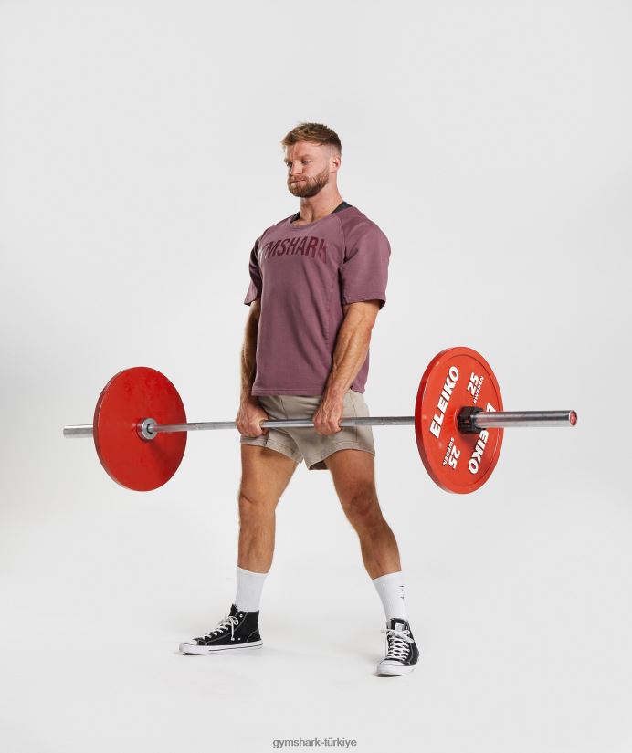 elektrikle yıkanmış bez üst erkeklerGymshark kiraz kahverengi 02H048617