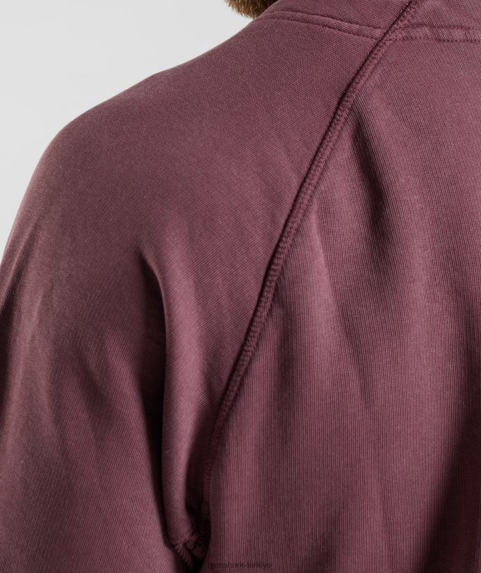 elektrikle yıkanmış bez üst erkeklerGymshark kiraz kahverengi 02H048617