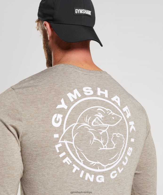 eski uzun kollu tişört erkeklerGymshark kireçtaşı marn 02H048751