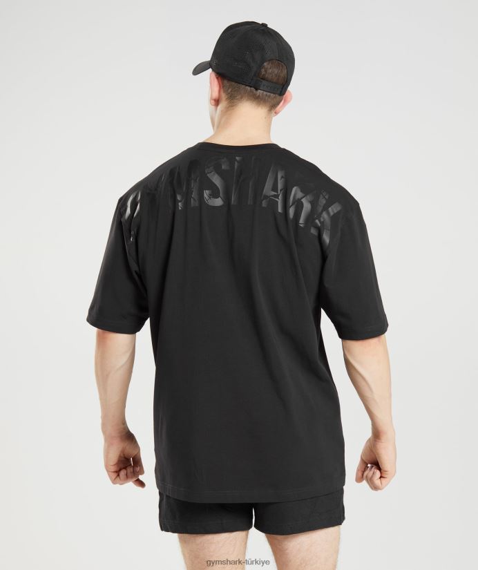 güç tişört erkeklerGymshark siyah 02H048621