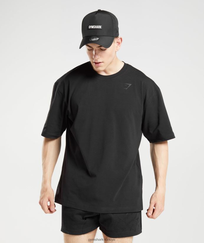 güç tişört erkeklerGymshark siyah 02H048621