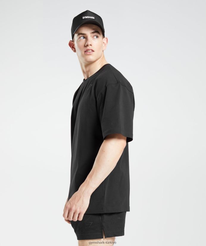 güç tişört erkeklerGymshark siyah 02H048621
