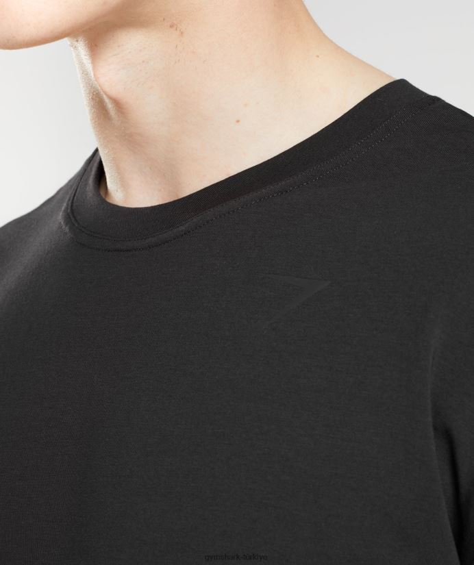 güç tişört erkeklerGymshark siyah 02H048621