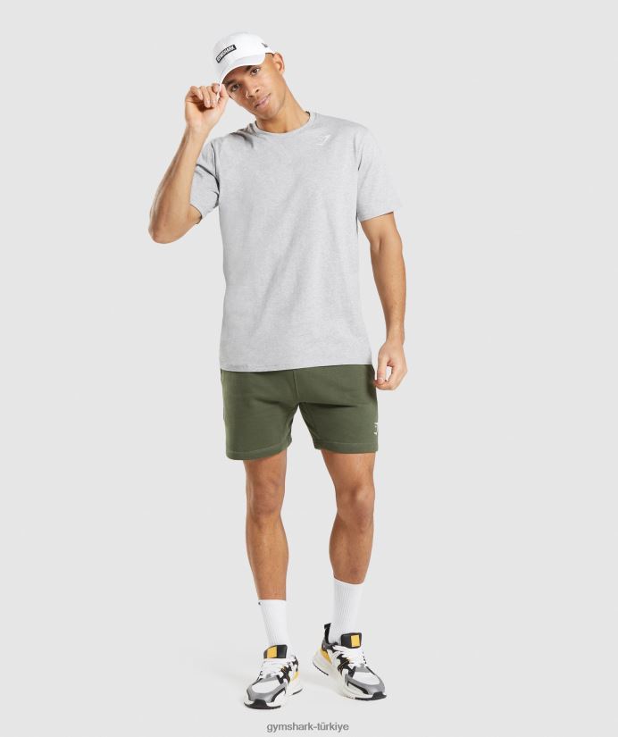 kret tişört erkeklerGymshark açık gri marn 02H048582