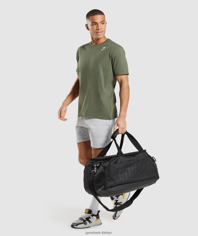 kret tişört erkeklerGymshark çekirdek zeytin 02H048625