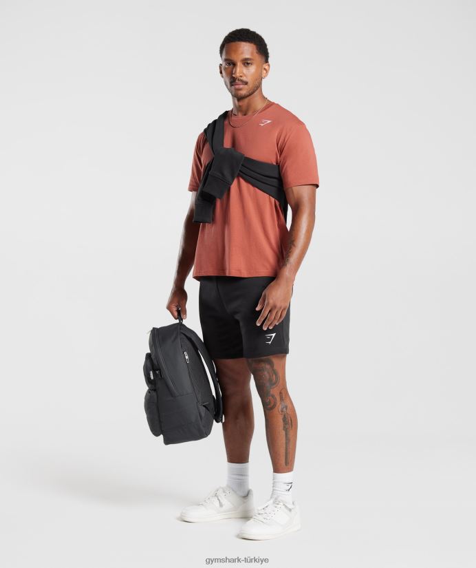 kret tişört erkeklerGymshark hurma kırmızısı 02H048770