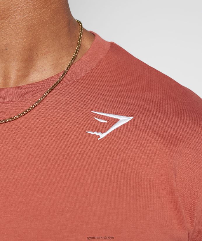 kret tişört erkeklerGymshark hurma kırmızısı 02H048770