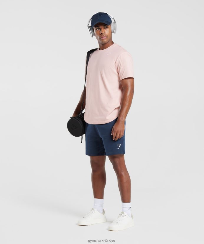 kret tişört erkeklerGymshark puslu pembe 02H048680