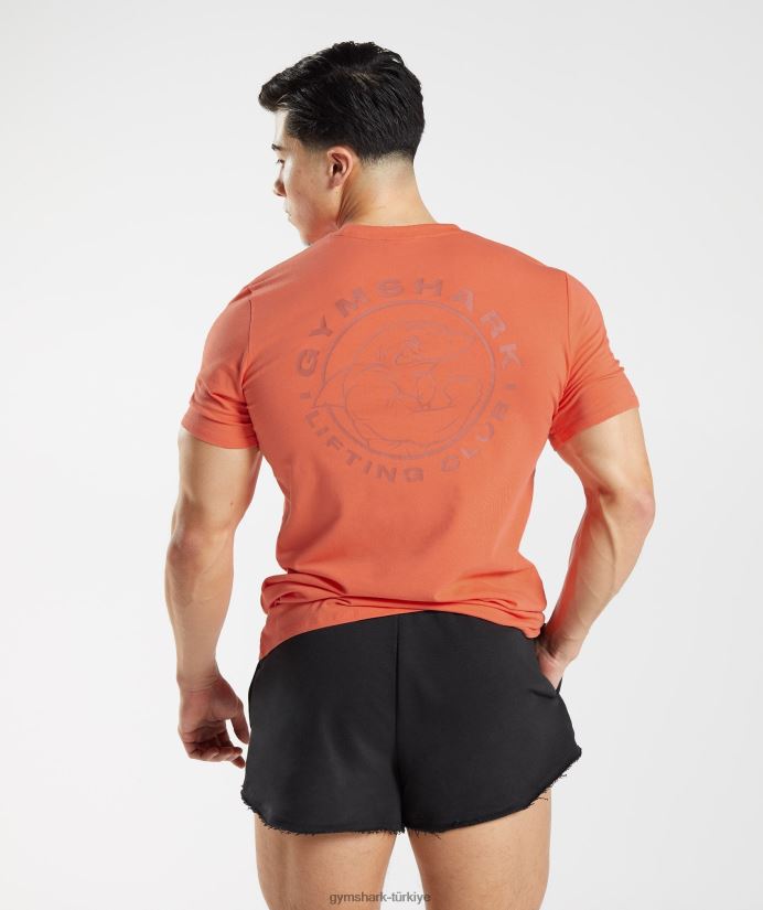 miras tişörtü erkeklerGymshark havacılık turuncu 02H048765