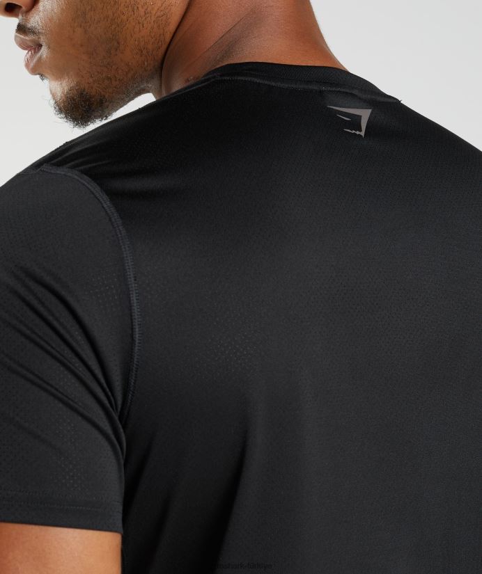spor tişört erkeklerGymshark siyah/siyah kırçıllı 02H048583