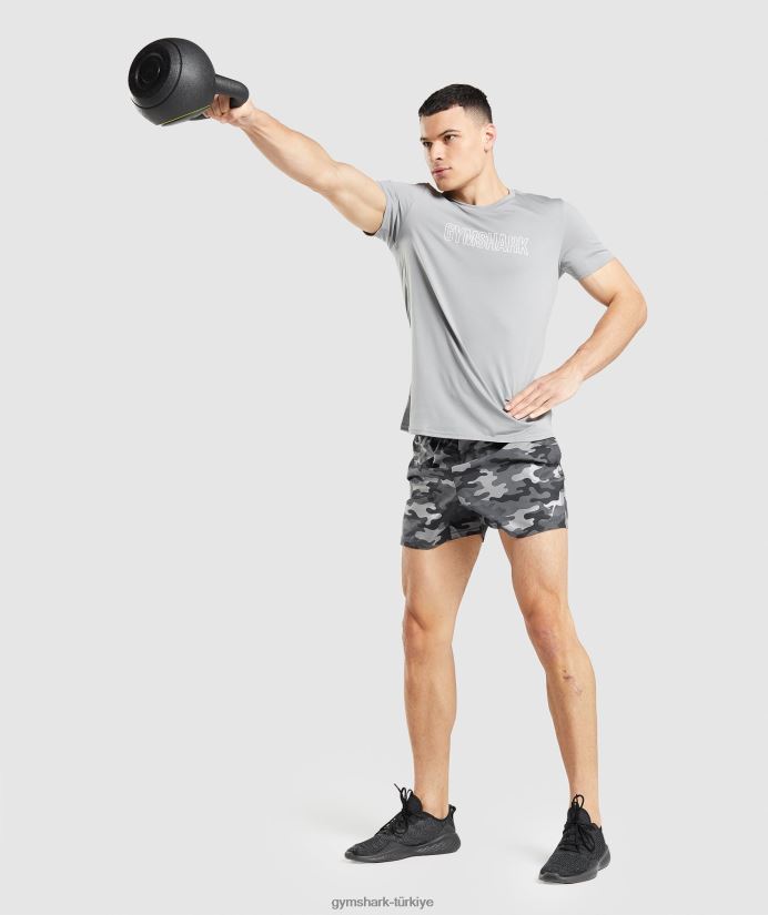 varış grafikli tişört erkeklerGymshark dumanlı gri 02H048665