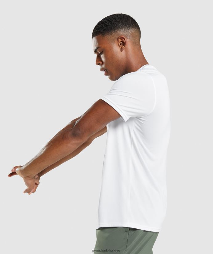 varış normal kesim tişört erkeklerGymshark beyaz 02H048607