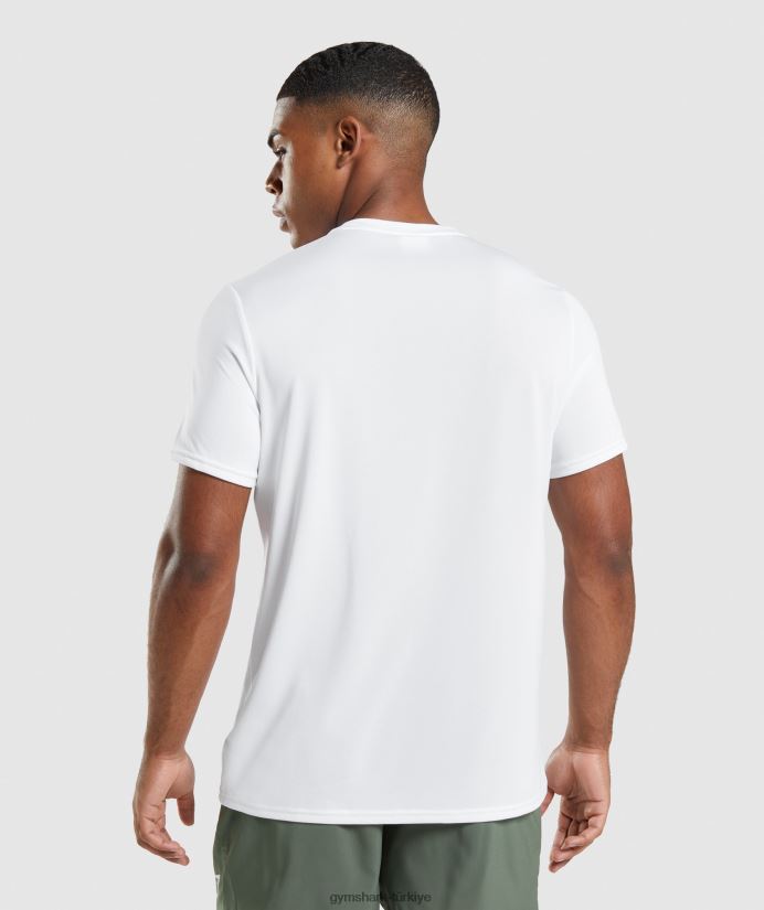 varış normal kesim tişört erkeklerGymshark beyaz 02H048607