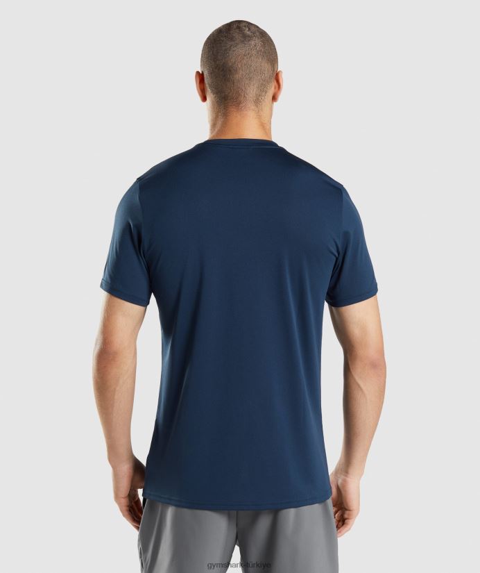 varış tişörtü erkeklerGymshark Donanma 02H048611