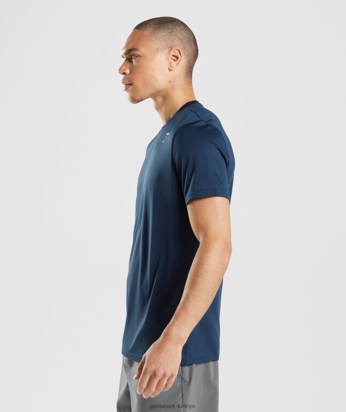 varış tişörtü erkeklerGymshark Donanma 02H048611