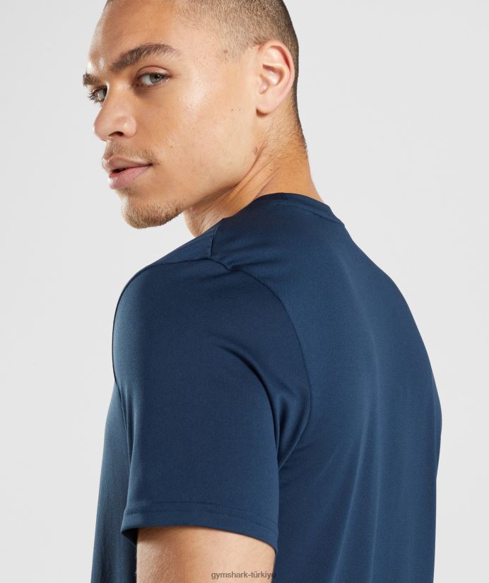 varış tişörtü erkeklerGymshark Donanma 02H048611