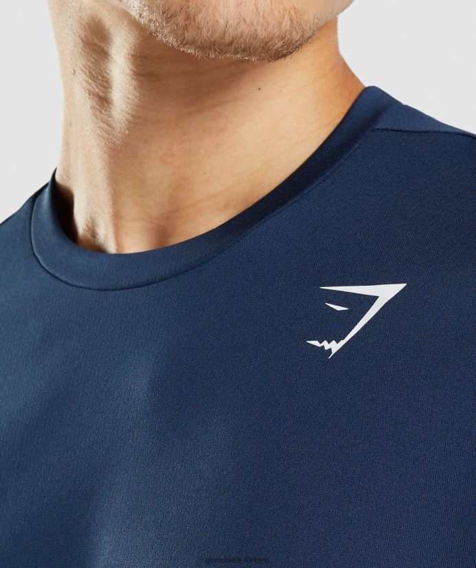 varış tişörtü erkeklerGymshark Donanma 02H048611