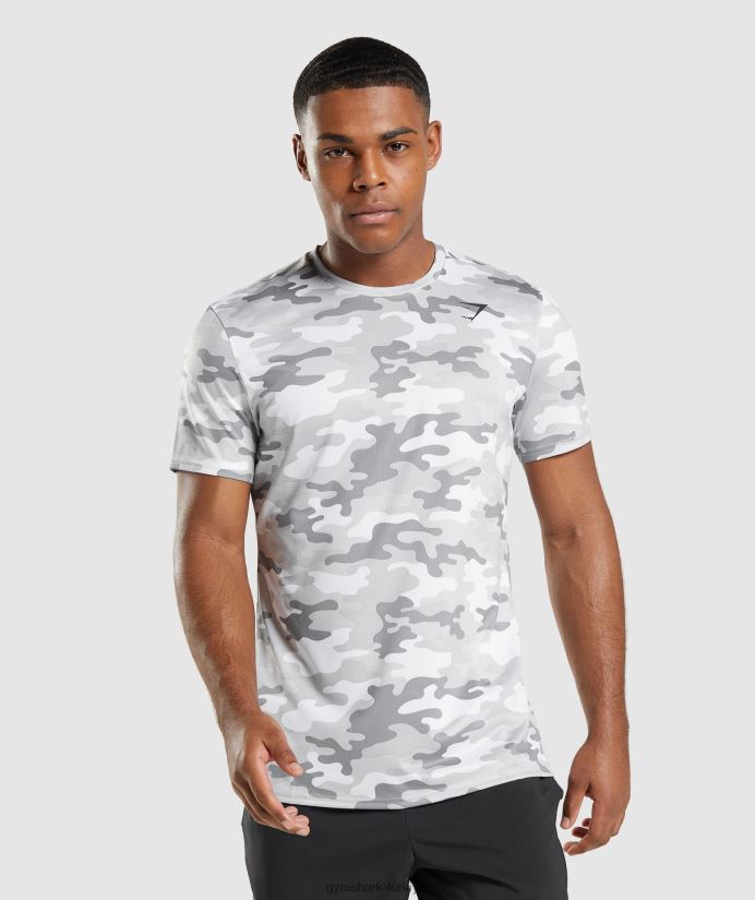 varış tişörtü erkeklerGymshark açık gri kamuflaj 02H048691