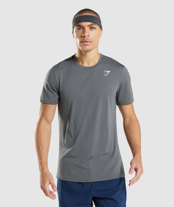 varış tişörtü erkeklerGymshark odun kömürü 02H048743