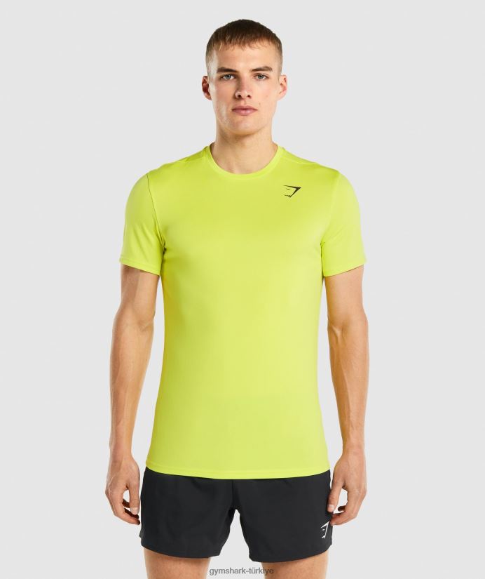 varış tişörtü erkeklerGymshark sarı 02H048738