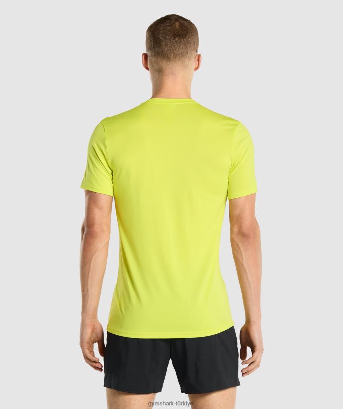 varış tişörtü erkeklerGymshark sarı 02H048738