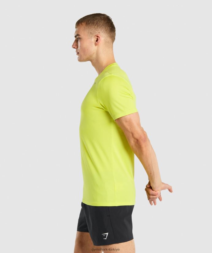 varış tişörtü erkeklerGymshark sarı 02H048738