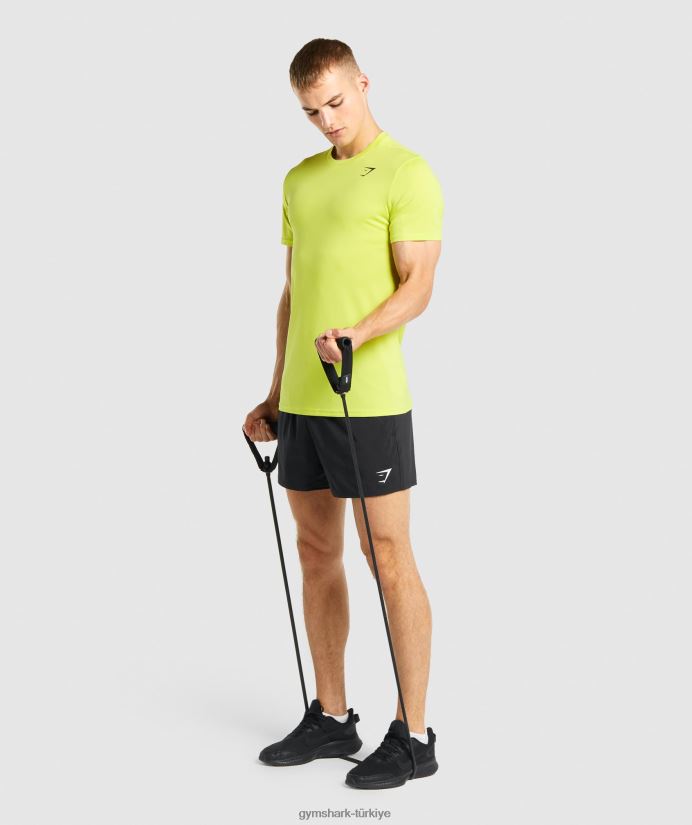 varış tişörtü erkeklerGymshark sarı 02H048738