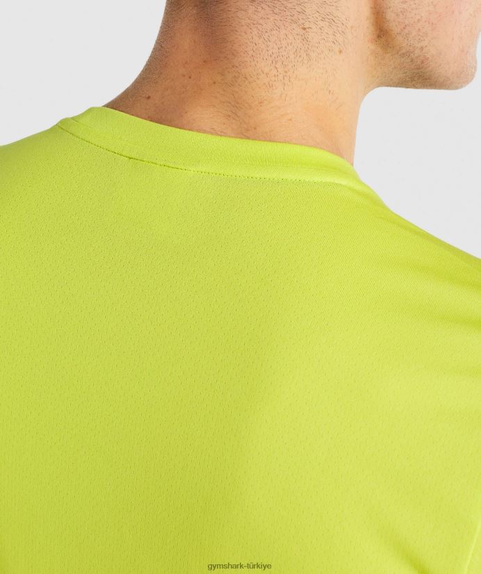 varış tişörtü erkeklerGymshark sarı 02H048738